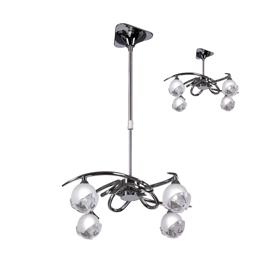 Fragma Polished Chrome Ceiling Lights Mantra Multi Arm Fittings